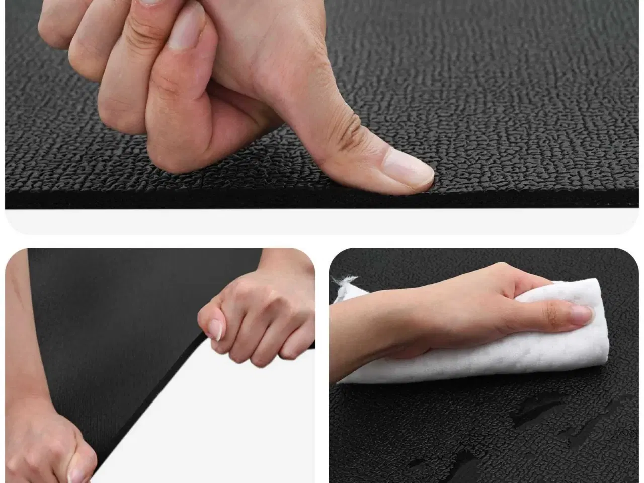 Billede 10 - Sport Beskyttelsesmåtte Sort 120 x 60 x 0,6 cm PVC