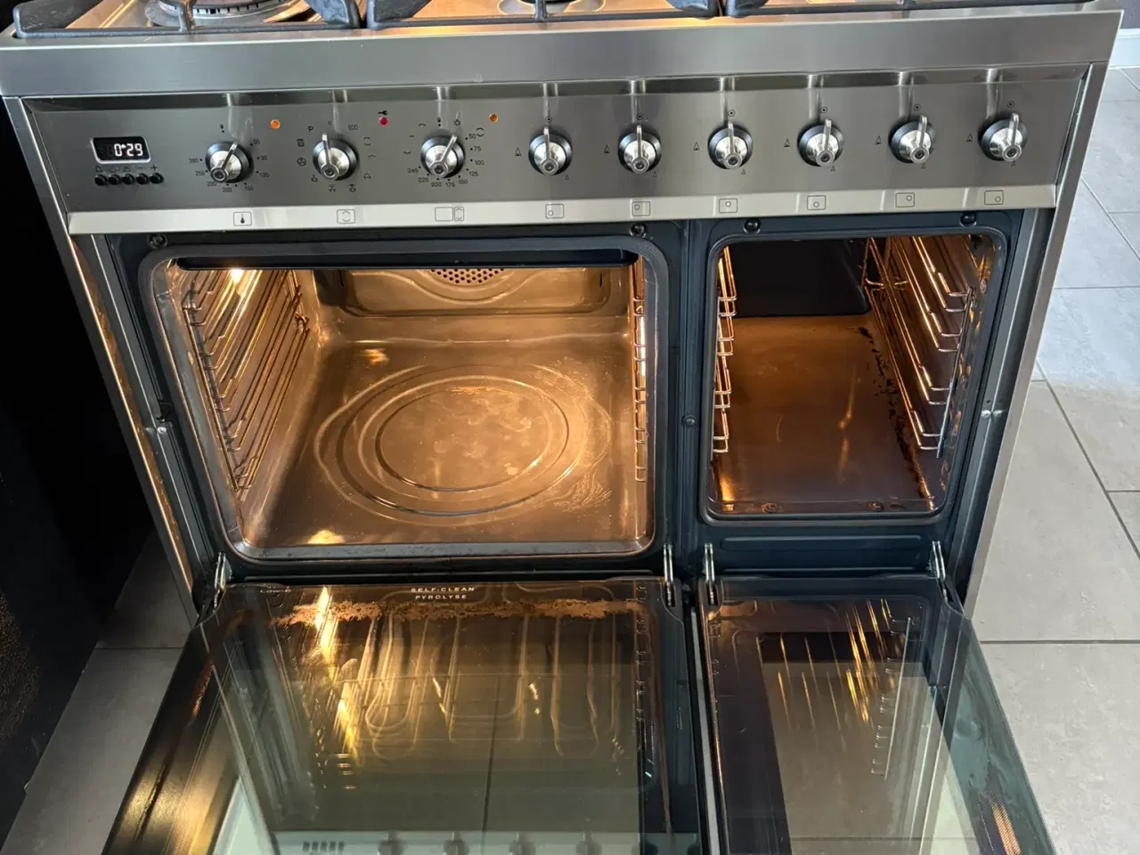 Billede 4 - SMEG C92GPX9 Gaskomfur stål