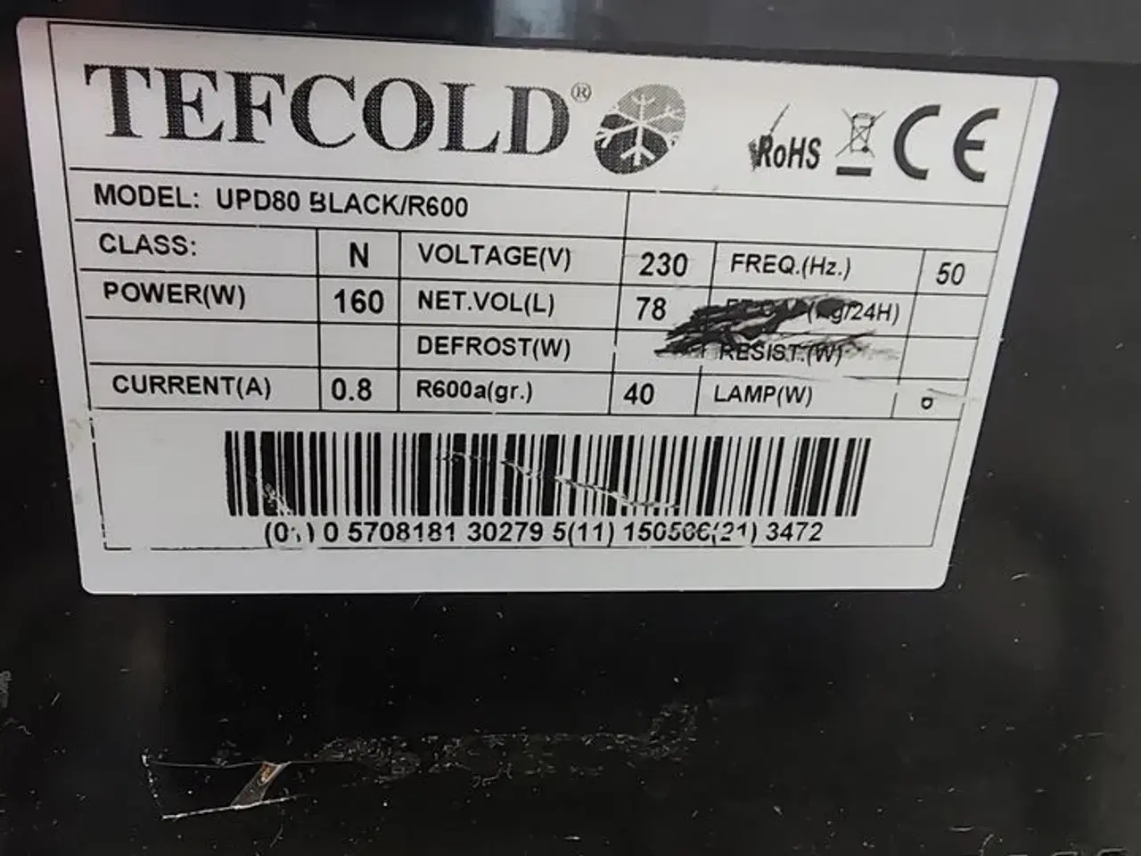Billede 3 - Displaykøleskab TEFCOLD