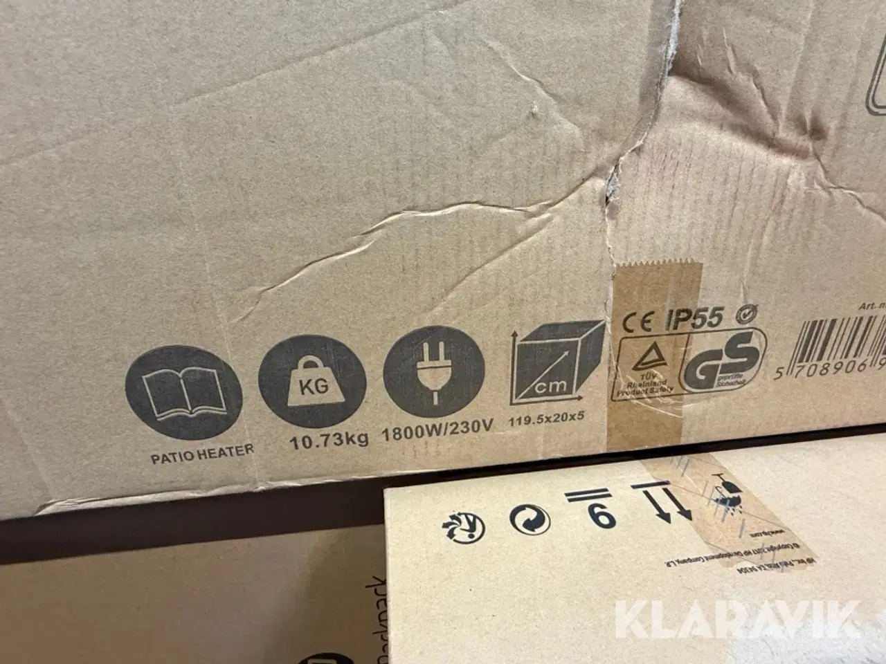 Billede 3 - Terrassevarmer Heatus 1800 W Patio Heater