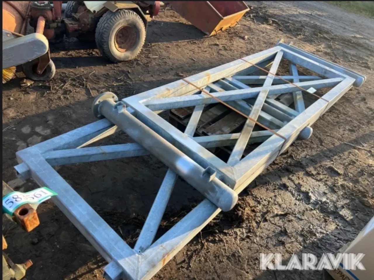 Billede 1 - Stakit galvaniseret
