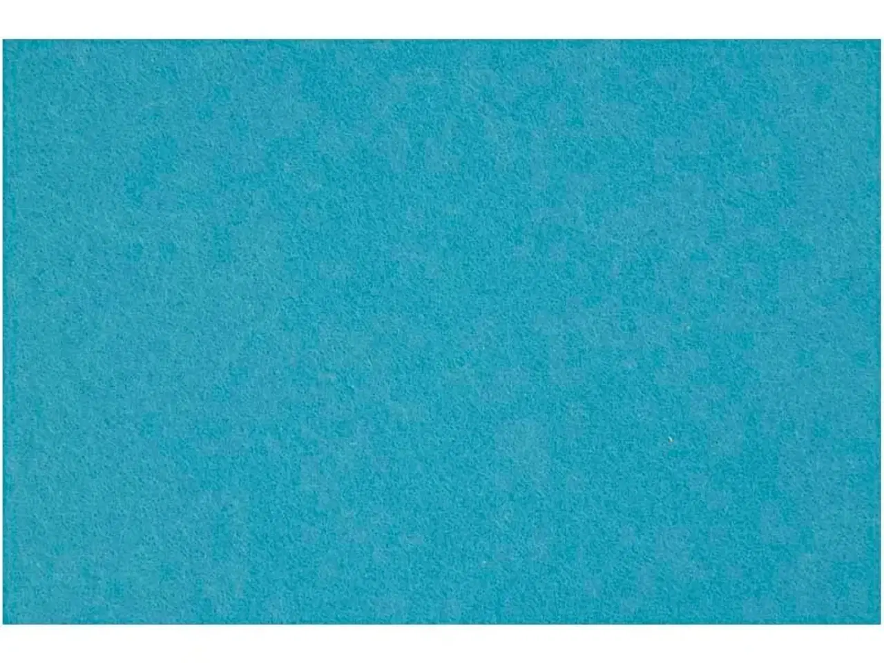 Billede 1 - Hobbyfilt, ark 42x60 cm, tykkelse 3 mm, turkis, 1 ark