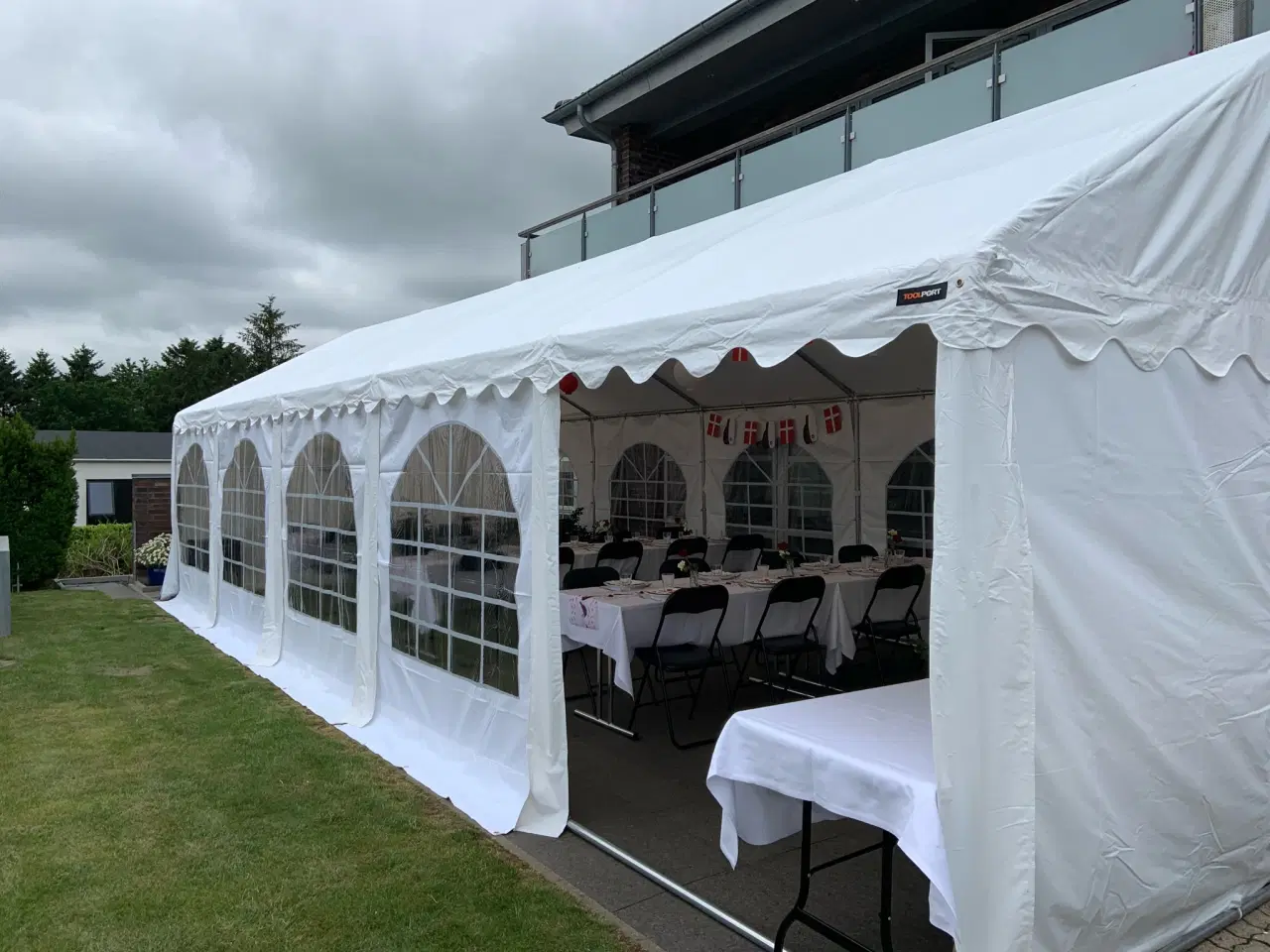 Billede 1 - Partytelt 4x10m PVC
