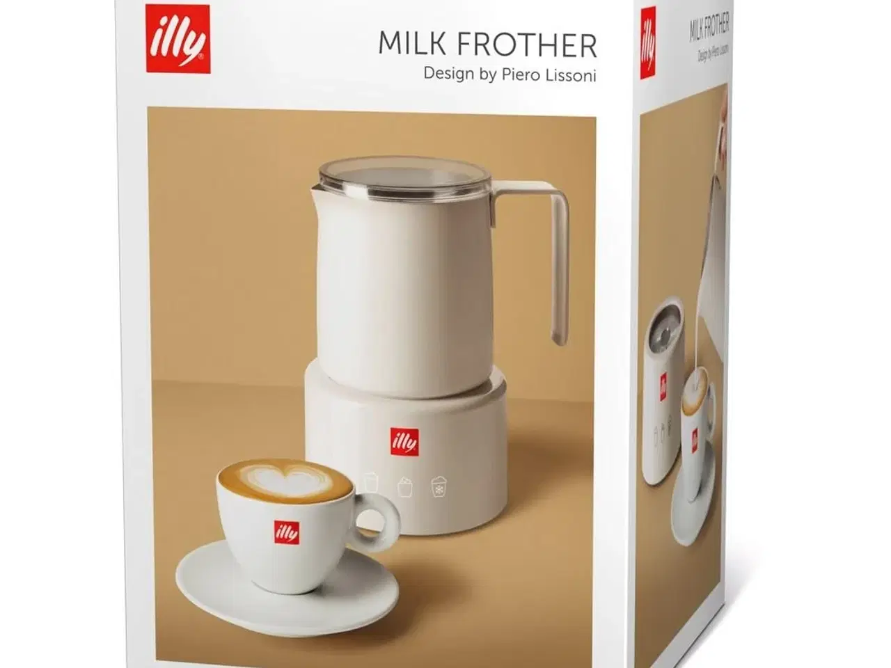 Billede 2 - Mælkeskummer automatisk – illy, hvid (250 ml)