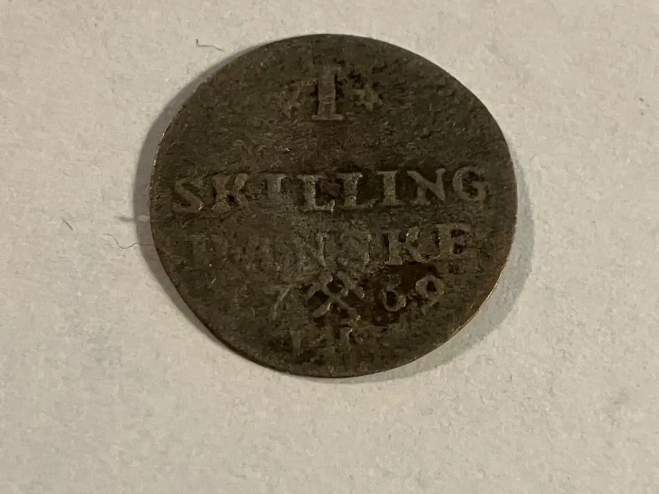 Billede 1 - 1 Skilling 1769 Norge