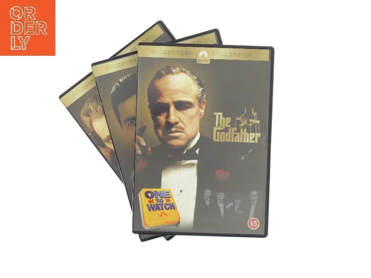 Billede 1 - 3 stk DVD Godfather, the med Marlon Brando (DVD)