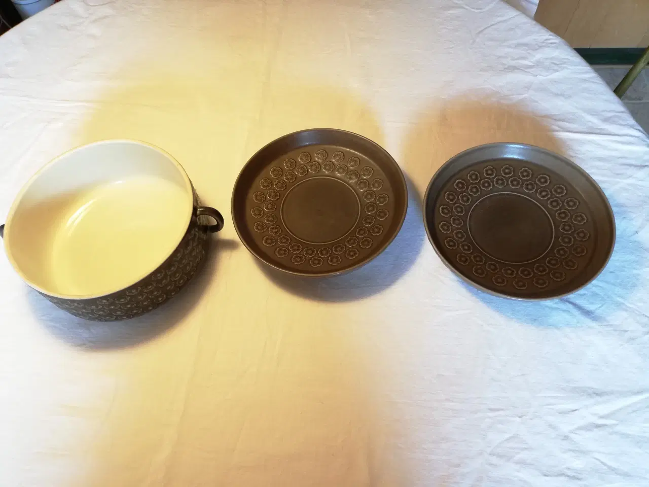 Billede 3 - Brun Azur - brun Umbra stentøj kopper,kaffekande,t