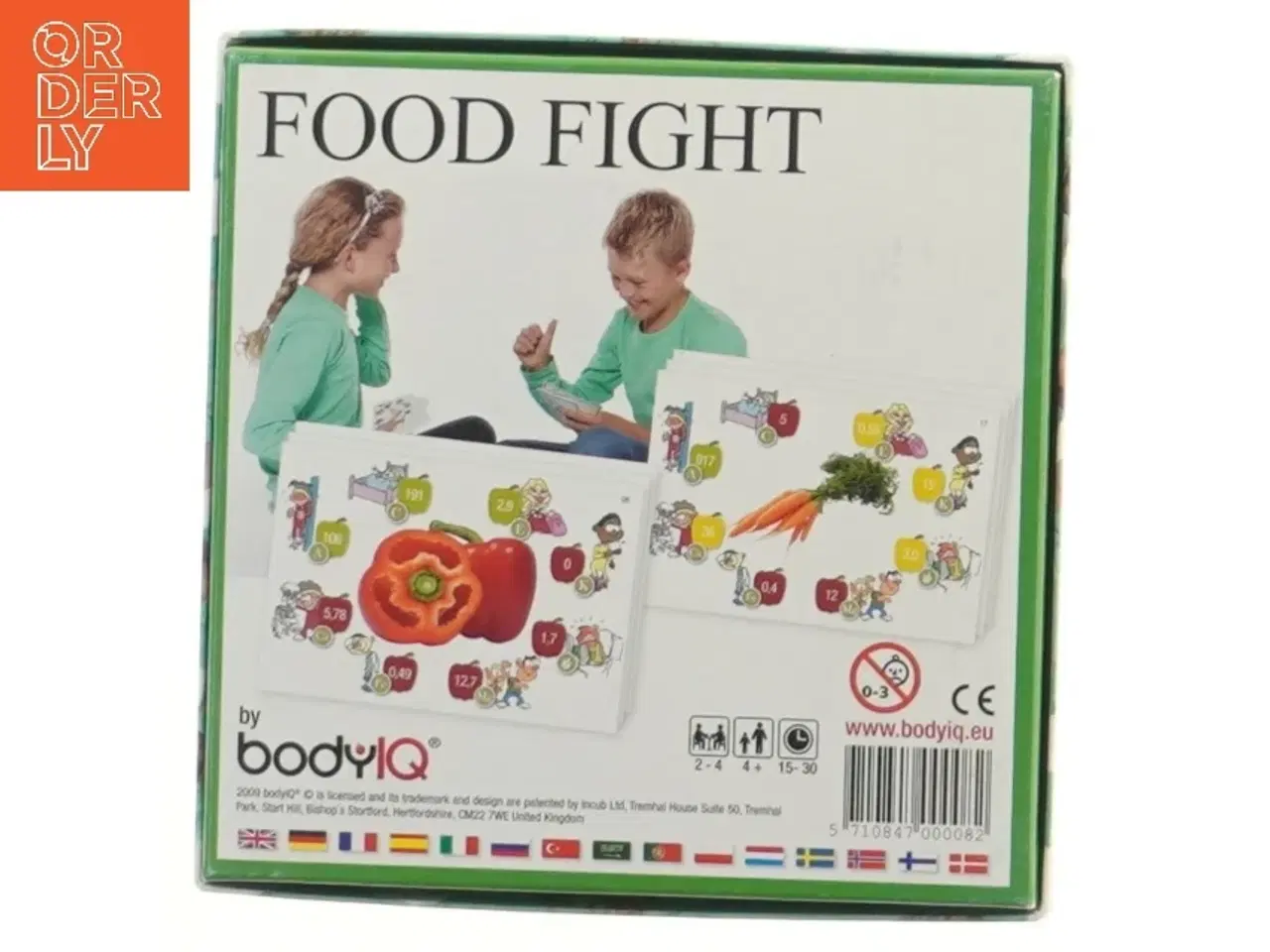 Billede 3 - Food Fight kortspil (str. 14,5x14,5 cm)