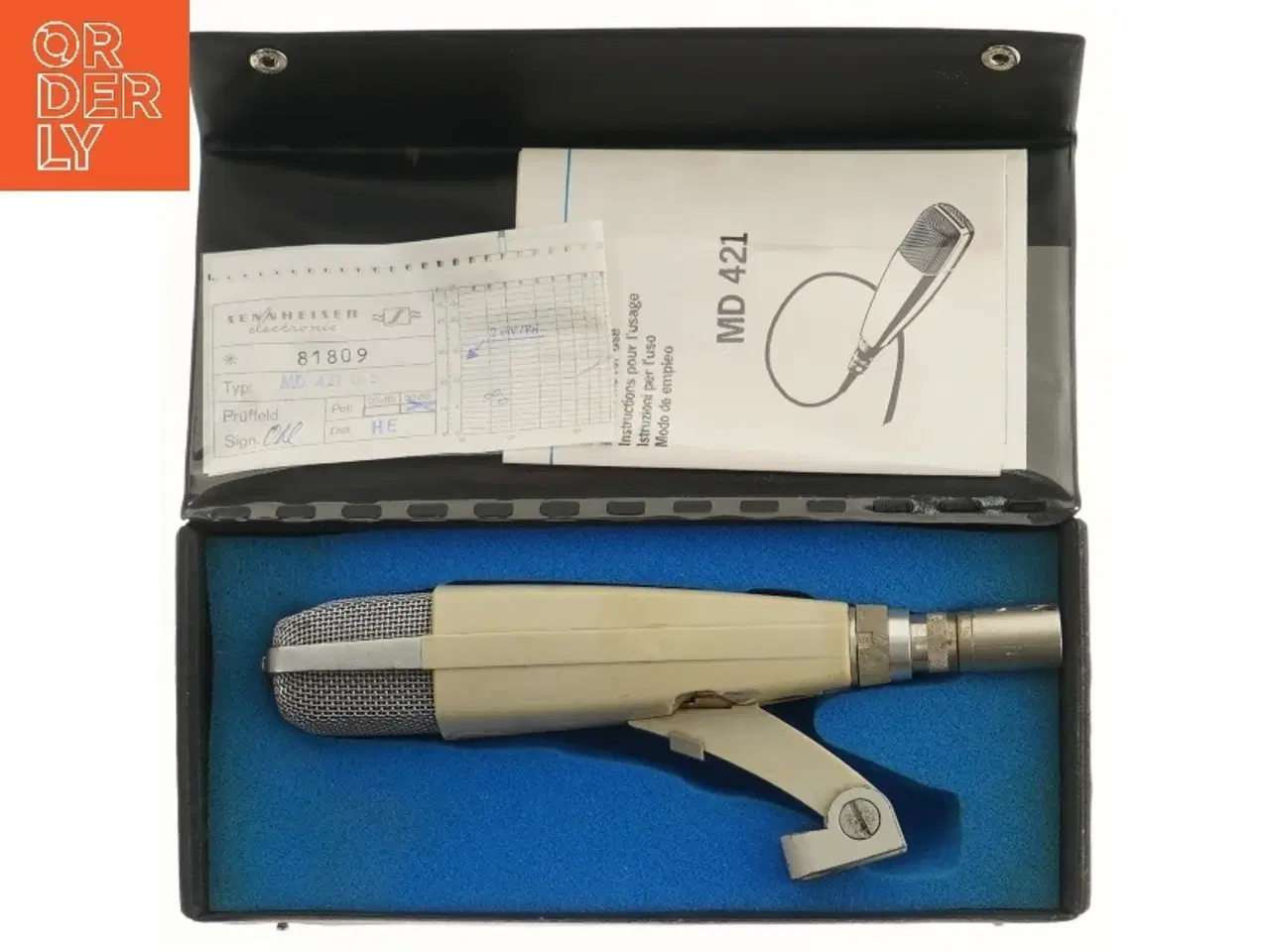 Billede 1 - Sennheiser MD 421 Retro mikrofon fra Sennheiser (str. 24 cm)