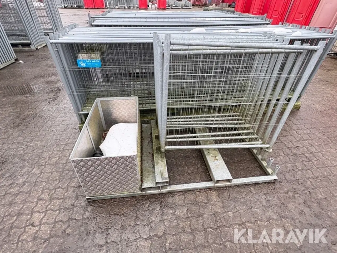 Billede 8 - Mobilhegn med fødder og låger 99 fag og 99 fødder samt 8 låger