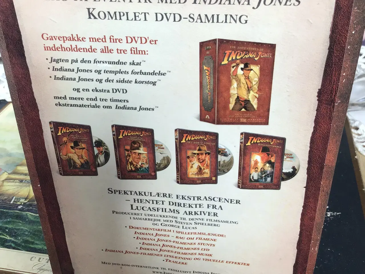 Billede 2 - Indiana Jones komplet boks.