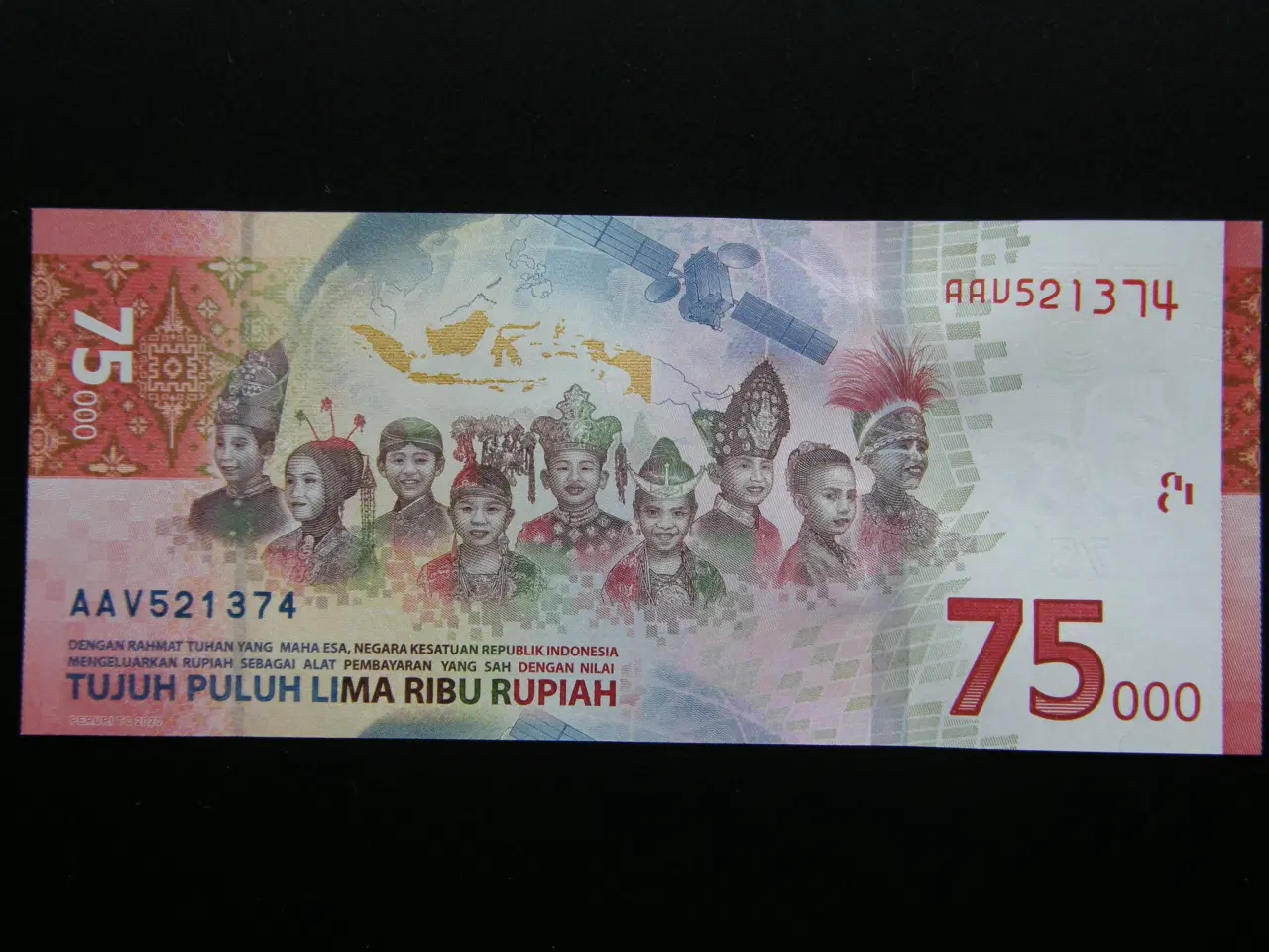Billede 2 - Indonesien 75000 Rupiah 2020 Unc.