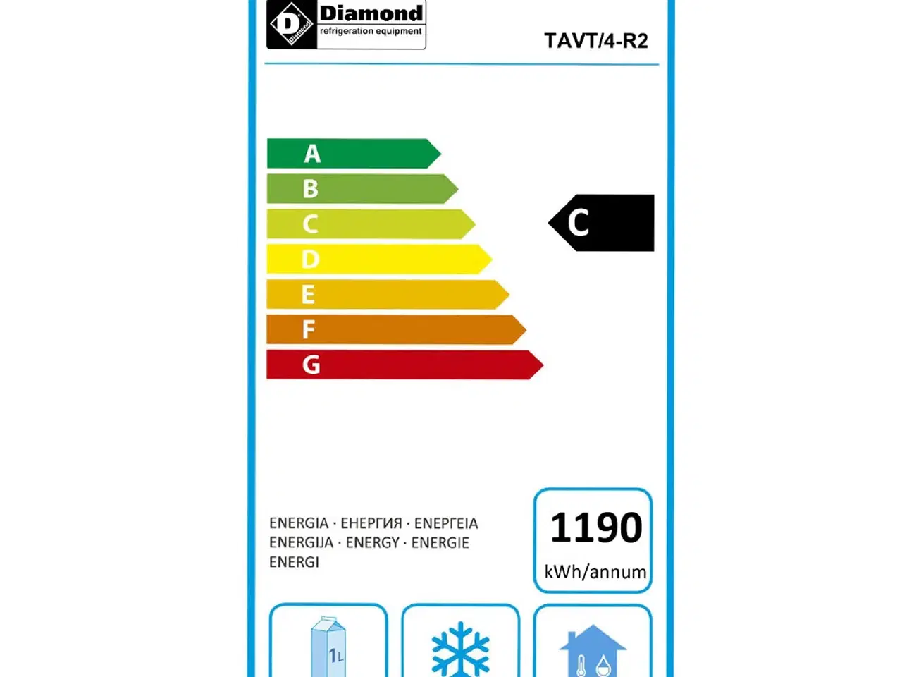 Billede 2 - Sort 4-Dørs Bar-Køler i Skinplate – 783 Liter