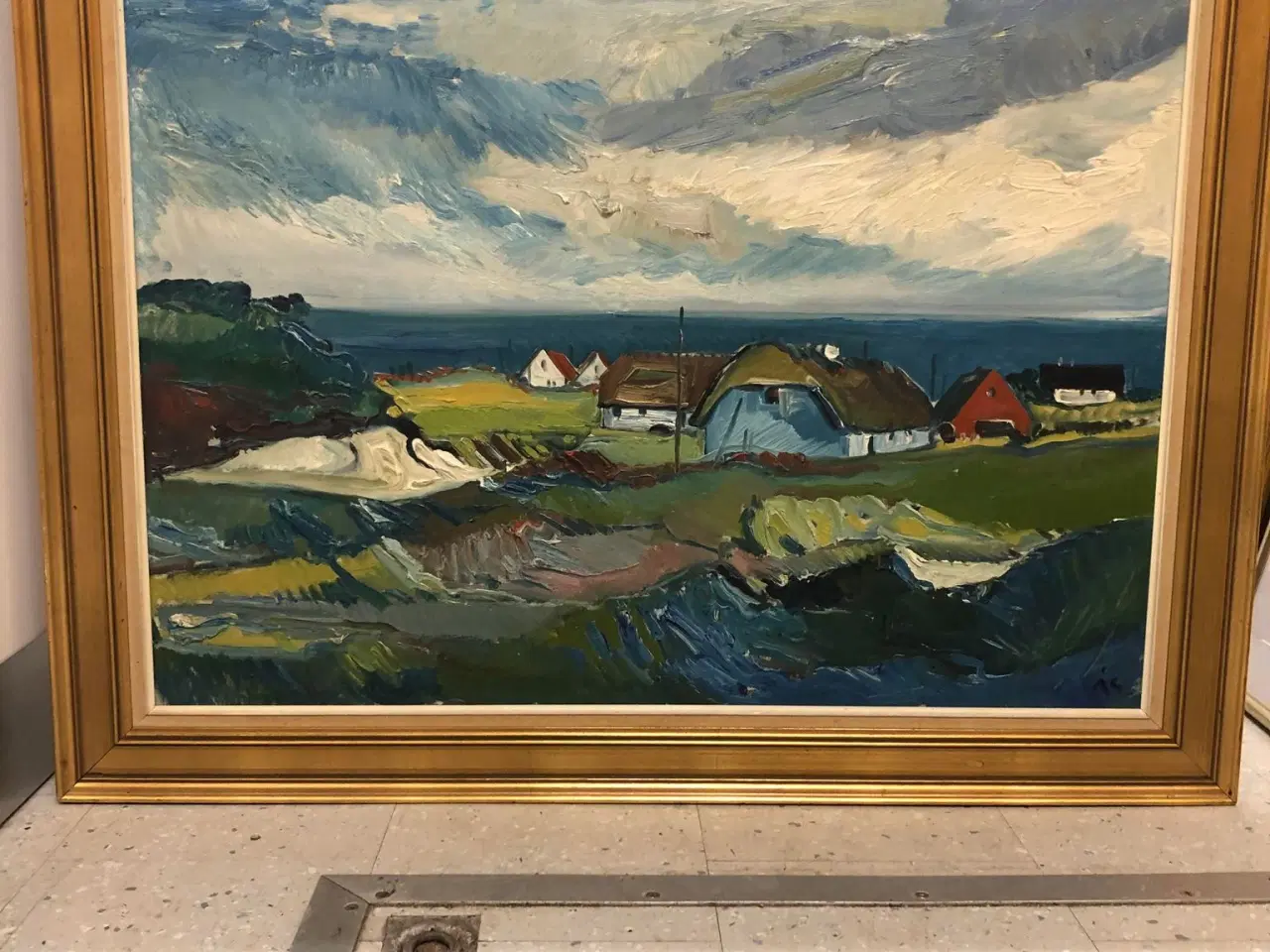 Billede 1 - Maleri af Åge Strand