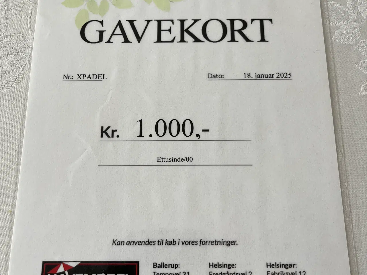 Billede 3 - GAVEKORT Haveland