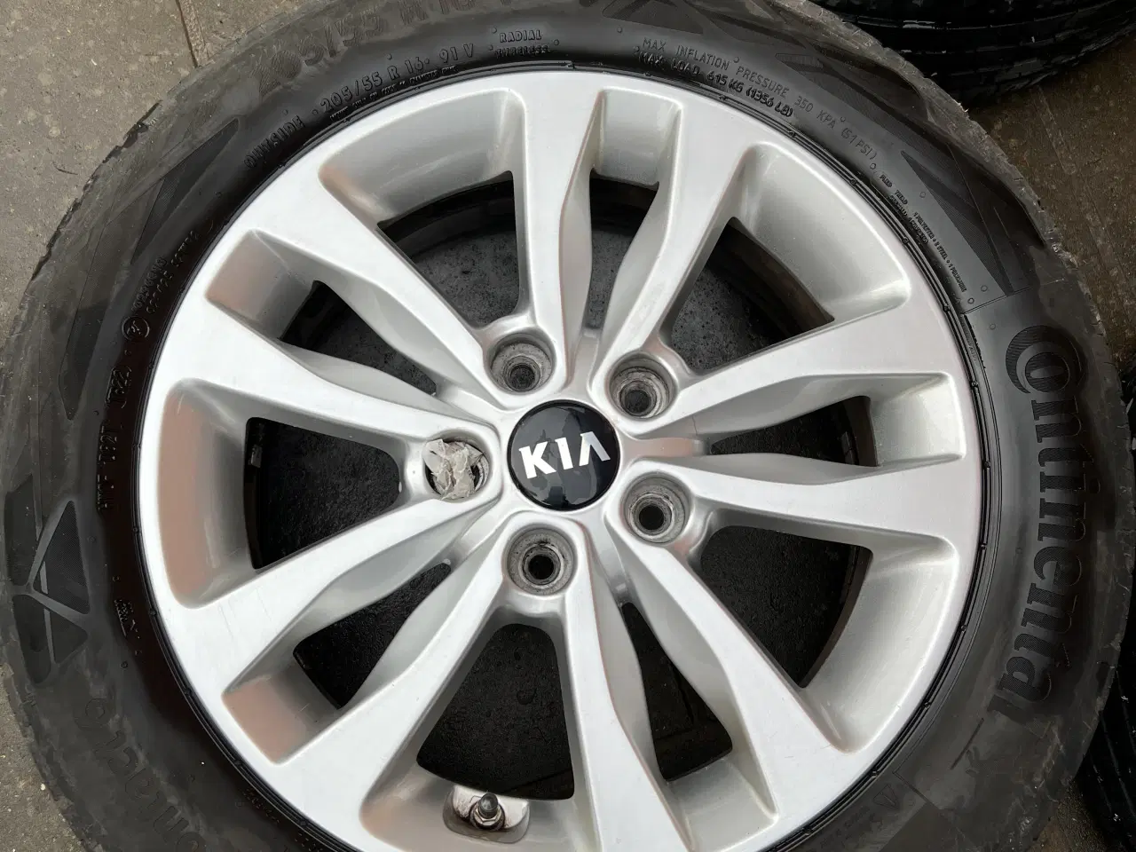 Billede 2 - Continental sommerdæk Kia