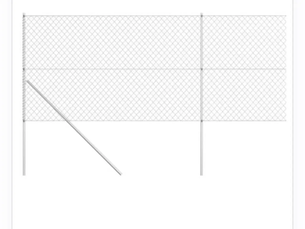 Billede 3 - Galvaniseret hegn 150 cm - 30 meter