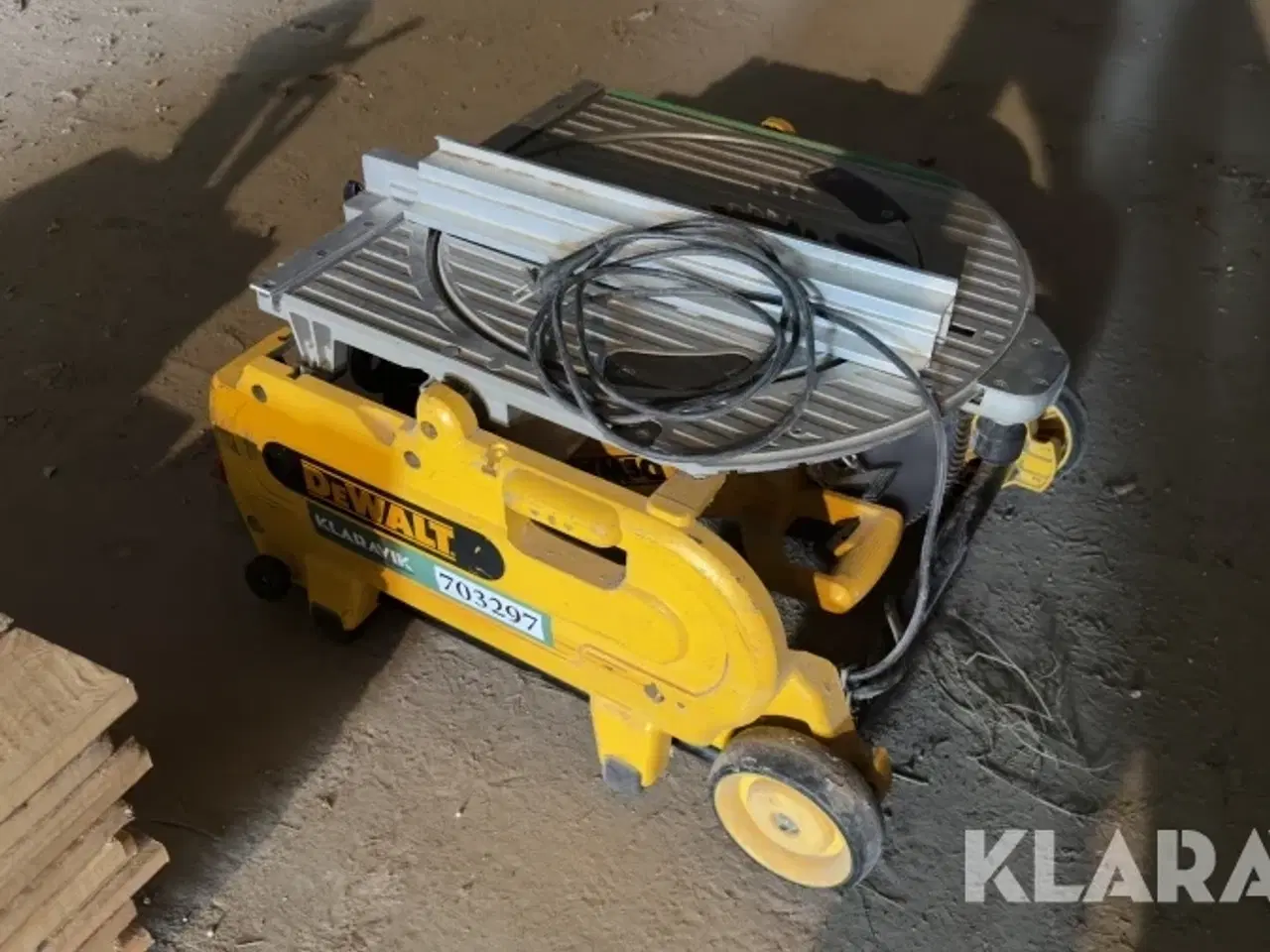 Billede 12 - DeWalt DW705-XC – Geringssav med udtræk Dewalt Dw705