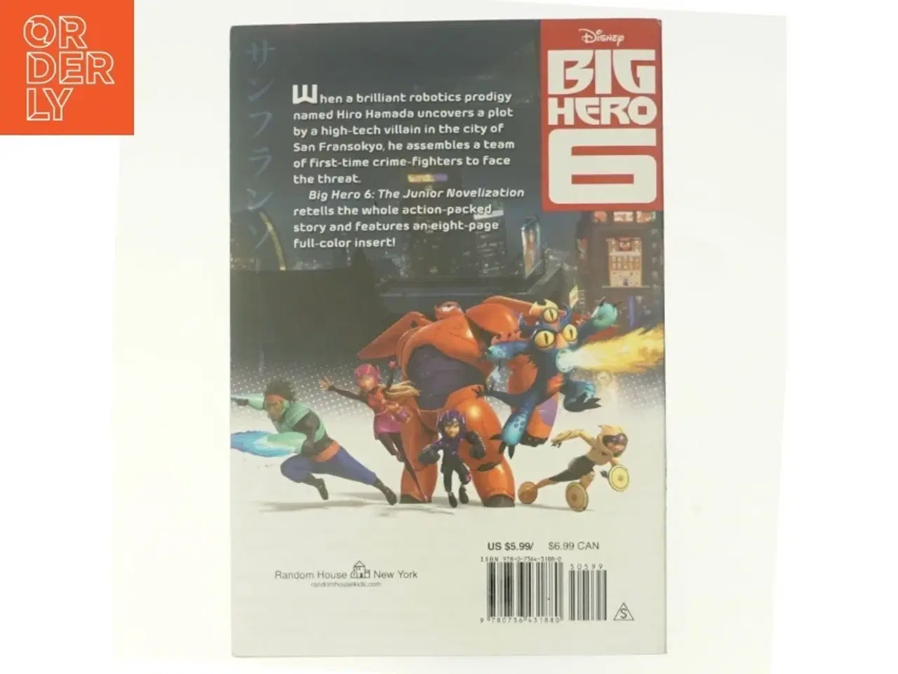 Billede 3 - Big Hero 6 Junior Novelization (Disney Big Hero 6) af Irene Trimble, Random House Disney (Bog)
