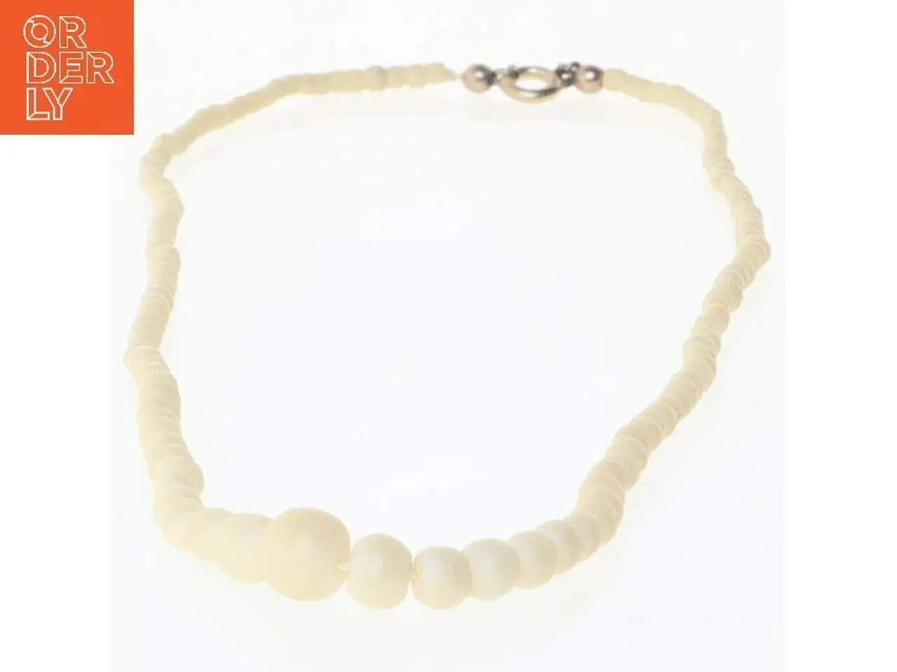 Billede 2 - Perlekæde med lås (str. 46 cm)