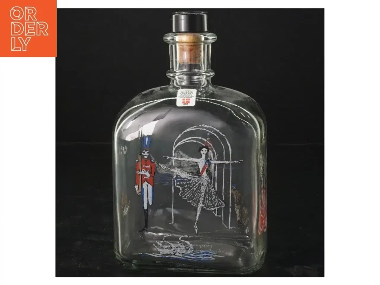 Billede 1 - Karaffel fra Holmegaard (str. 6x11x19 cm)