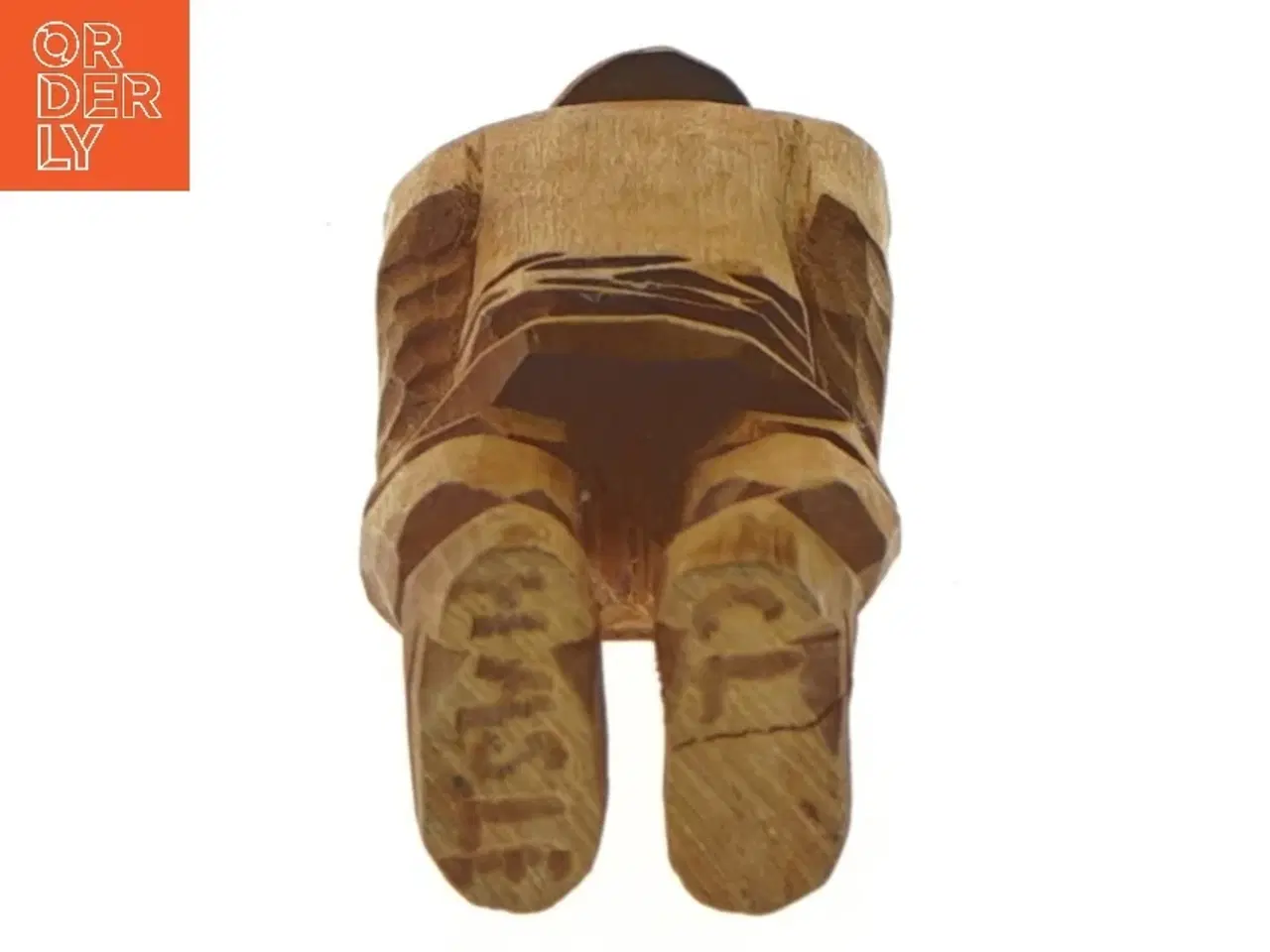 Billede 3 - Træfigur med frakke og hat (str. 16 cm)