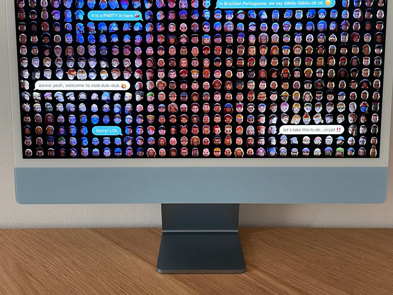 Billede 1 - Imac 24 Blå 2021 M1 16GB og 512 GB SSD