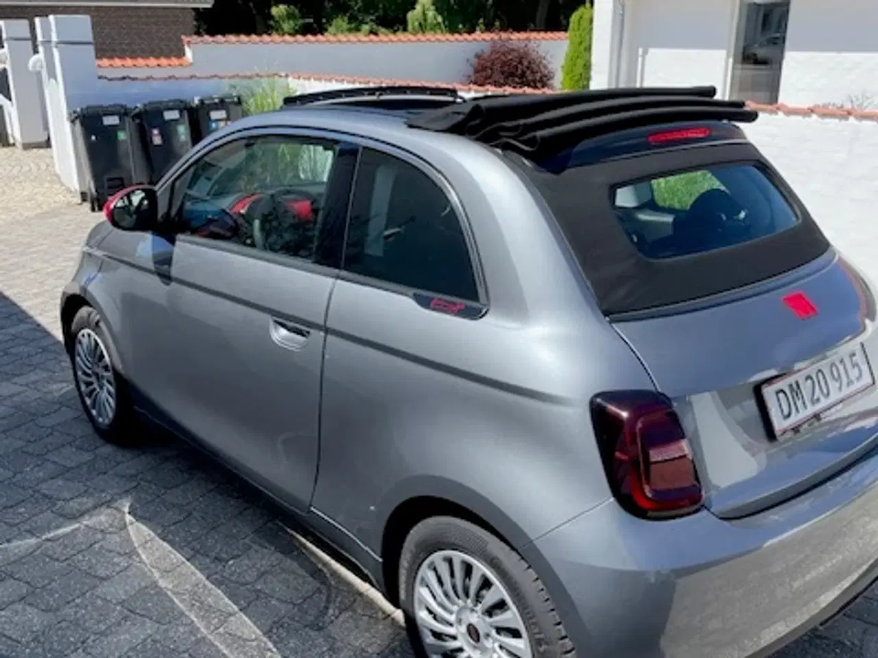 Billede 4 - FIAT 500 E (cabriolet) model RED, som fabriksny