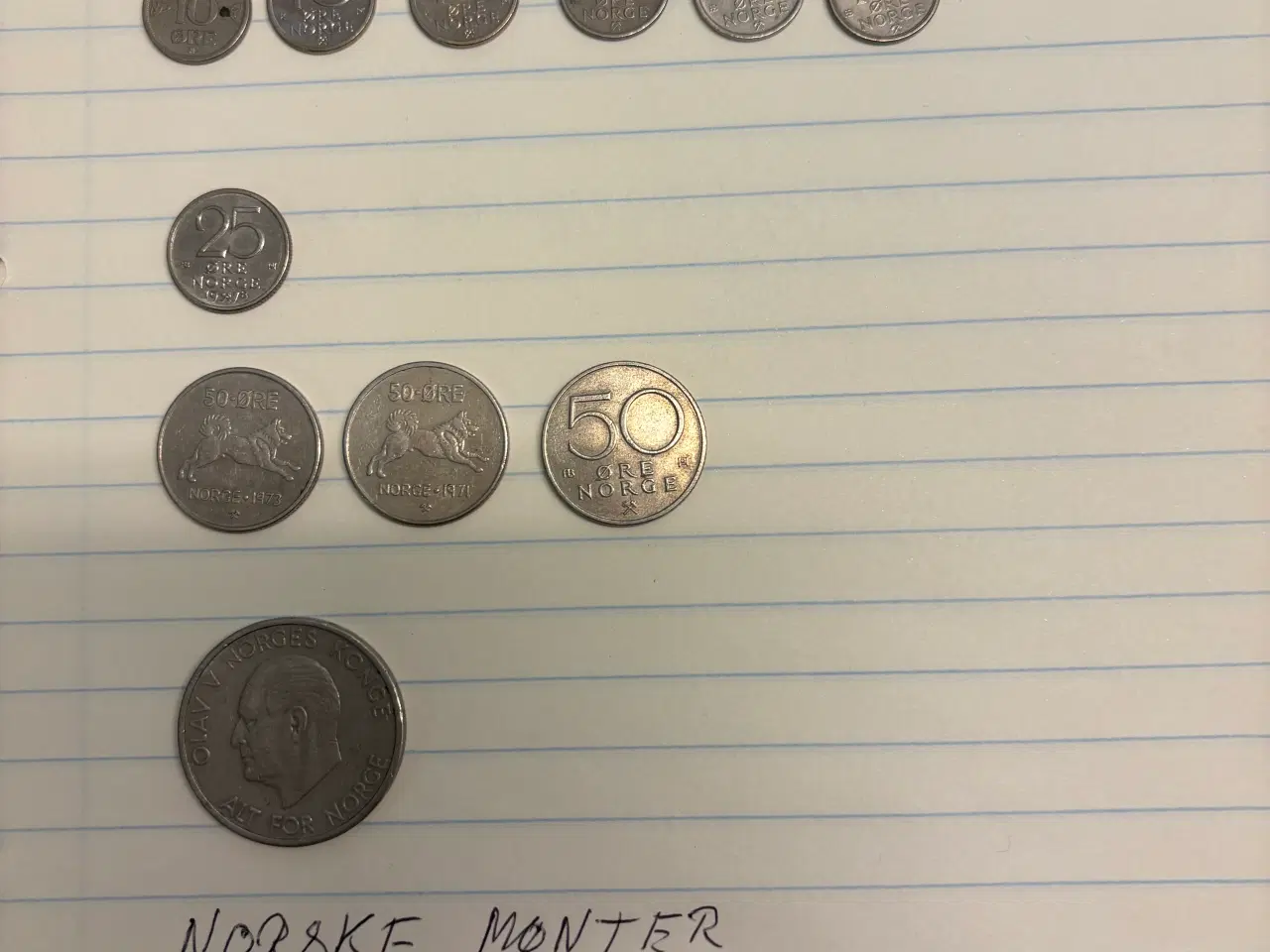 Billede 4 - Mønter fra Norge, Sverige, Tyskland og ukendt