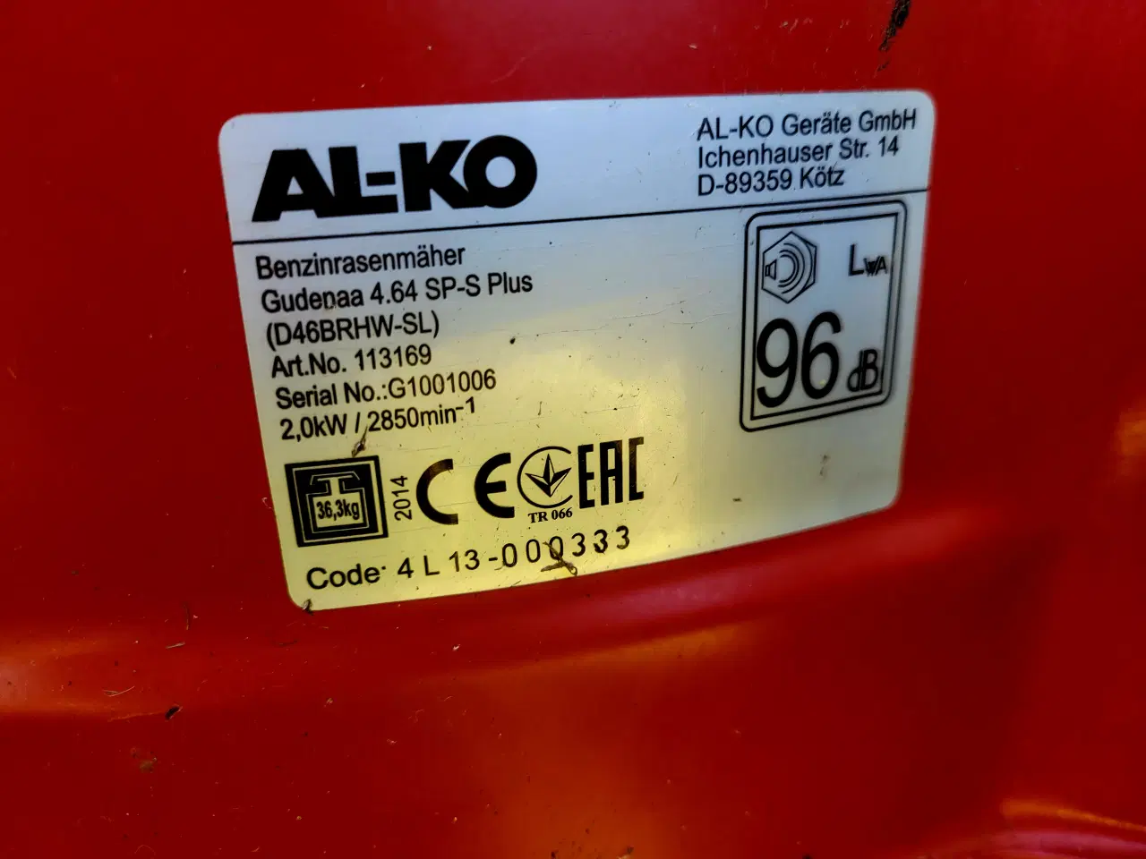 Billede 6 - Alko Gudenaa 4.64 SP-S Plus
