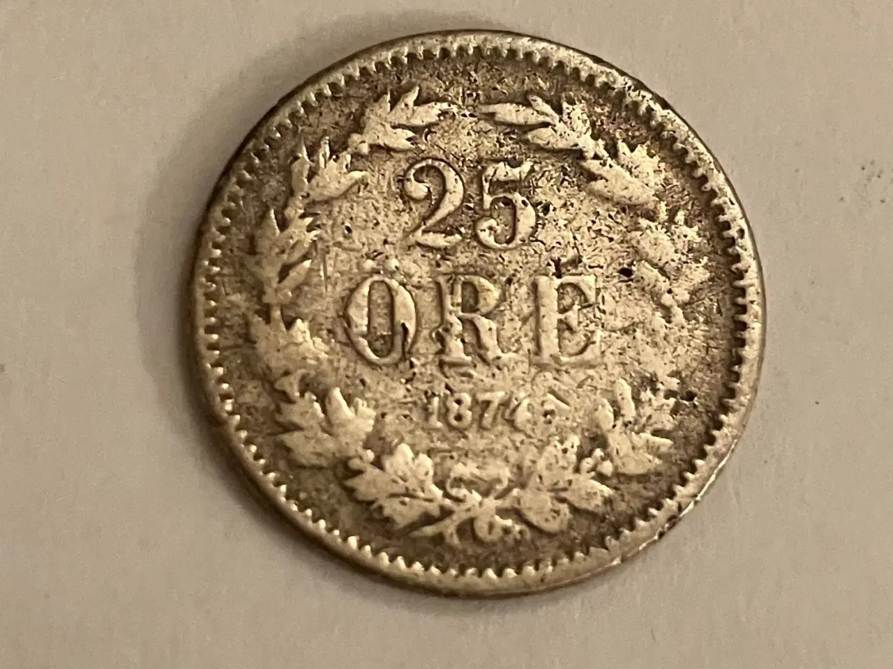Billede 1 - 25 Øre 1874 Sweden