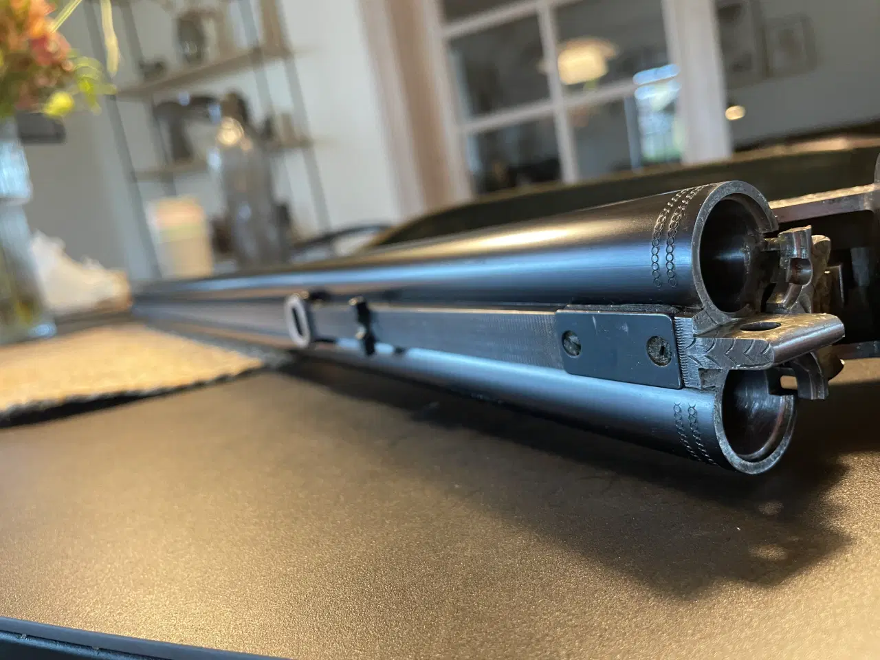 Billede 7 -  Lux Merkel drilling 12/70 & 7x65R m skæftemagasin