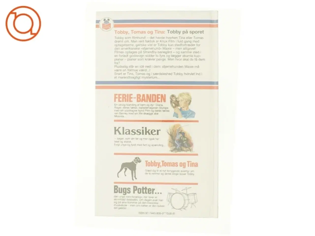 Billede 2 - Tobby på sporet (bog)