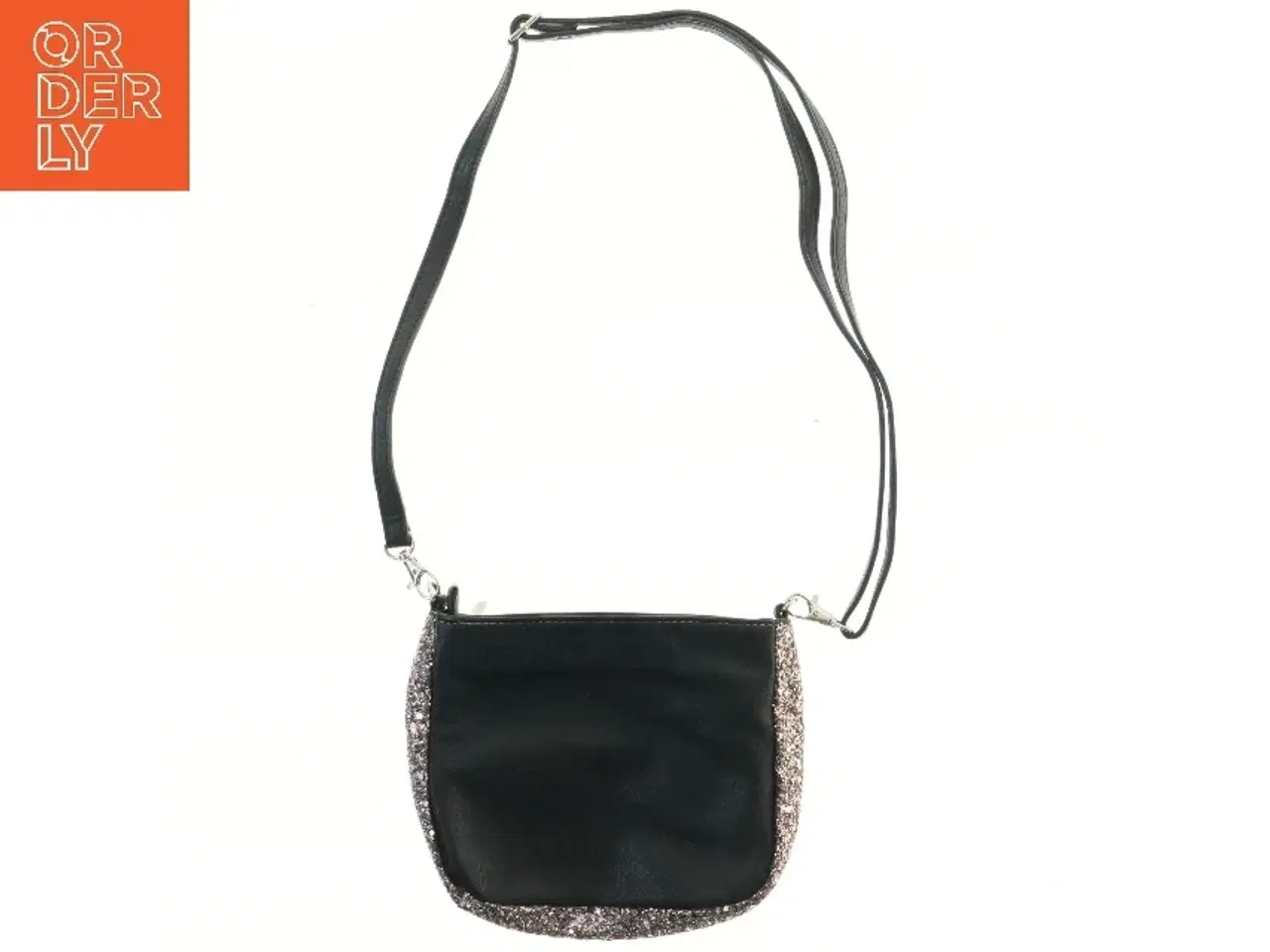 Billede 2 - Petit By Sofie Schnoor skuldertaske med sølvglimmer (str. 21x17 cm)