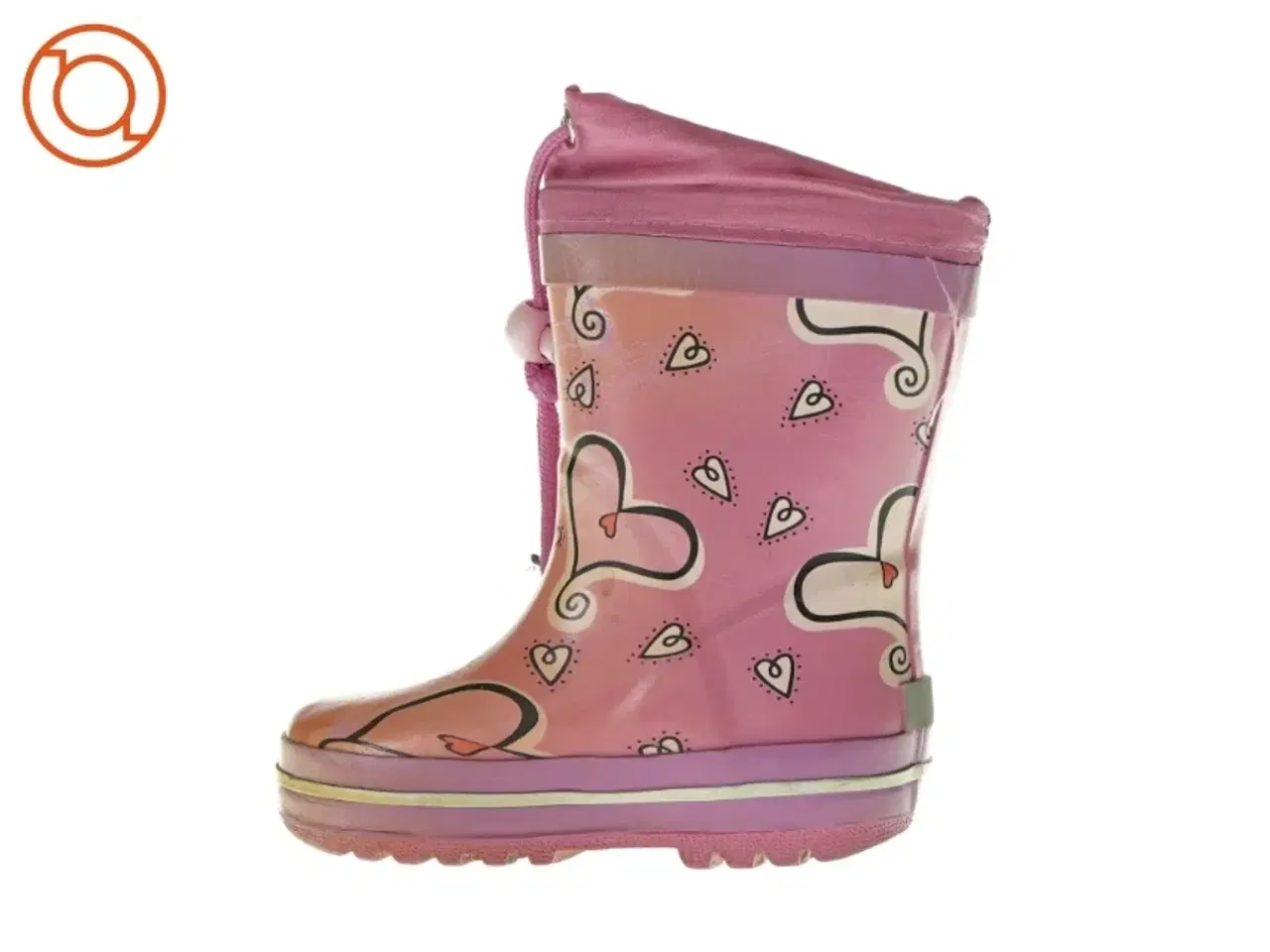 Billede 2 - Gummistøvler med hjerter (str. 22)