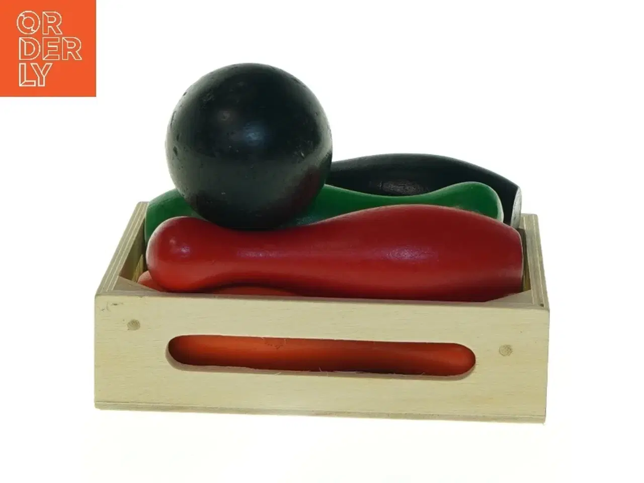 Billede 1 - Trækegle- og kuglesæt (str. Højde af kegle. 11 cm)