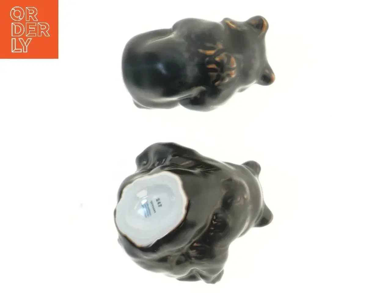 Billede 3 - Keramiske bjørnefigurer (str. 8-9 cm) fra Royal Copenhagen