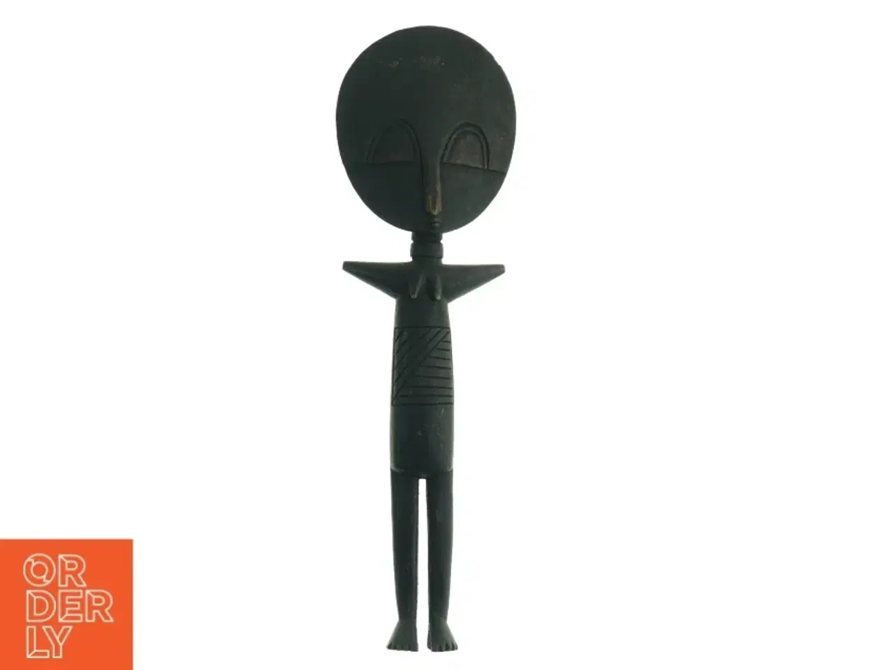 Billede 1 - Afrikansk træfigur (str. 31. x 9 cm)