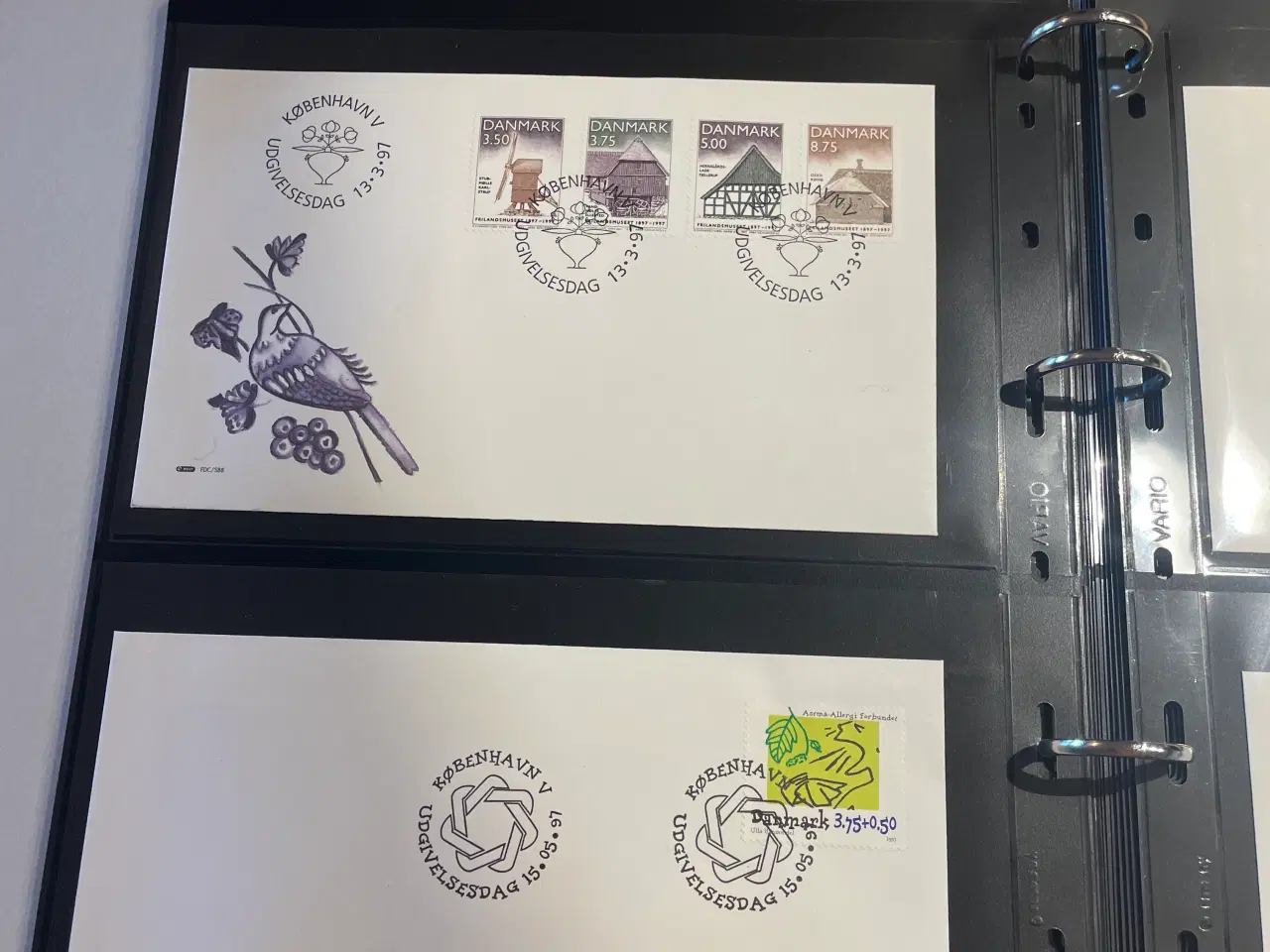 Billede 8 - Førstedagskuverter fra Danmark fra 1996-1998