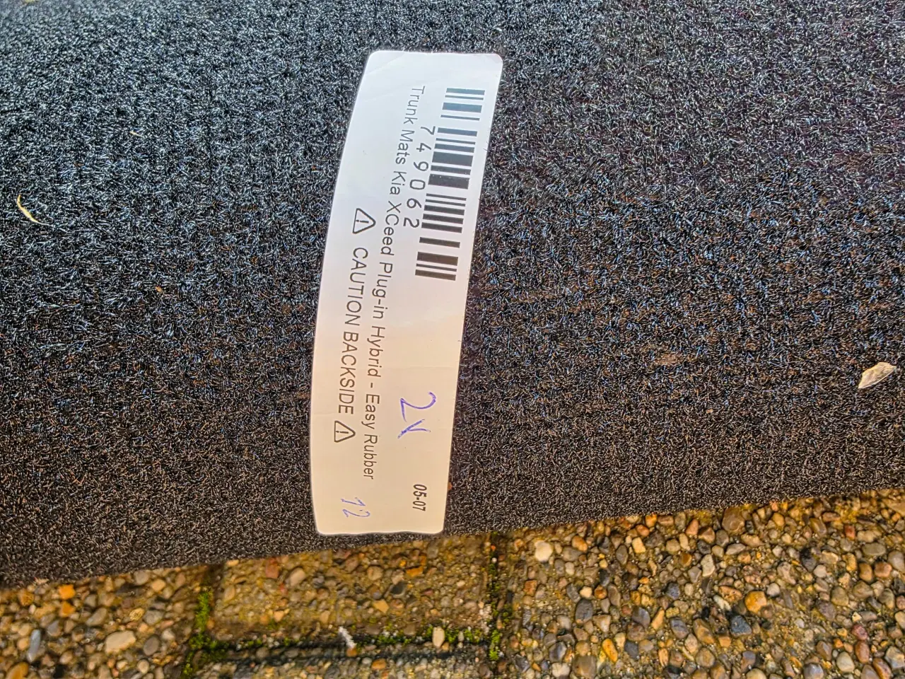 Billede 3 - Gummimåttesæt samt bagagerums måtte til Kia XCeed 