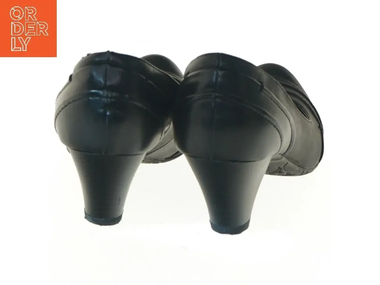 Billede 5 - Sort damesko med hæl fra Units (str. 37 )