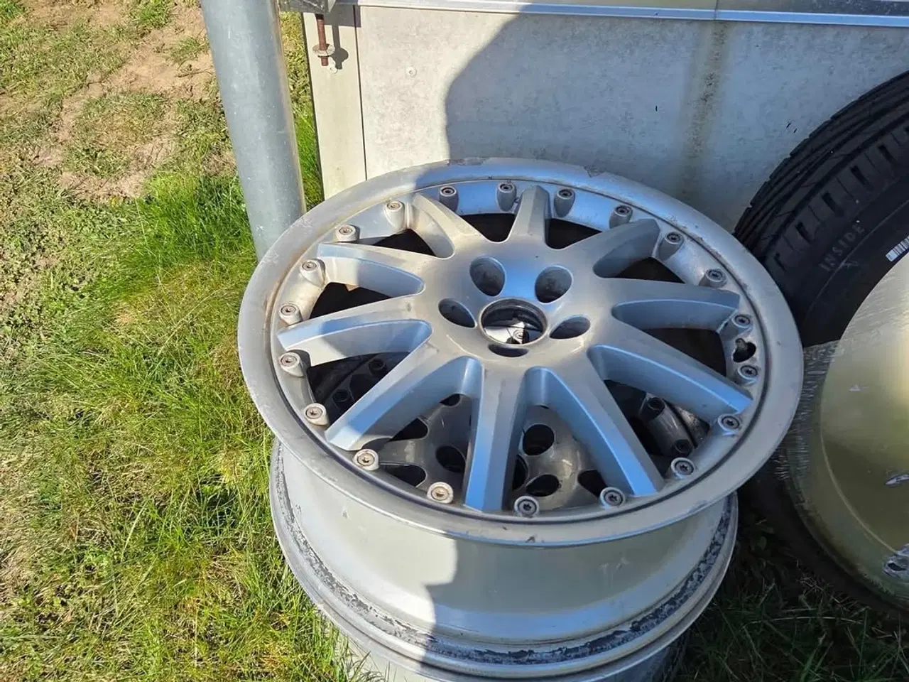 Billede 2 - 18" org ford alu 5x108 med nye dæk 225/40/18