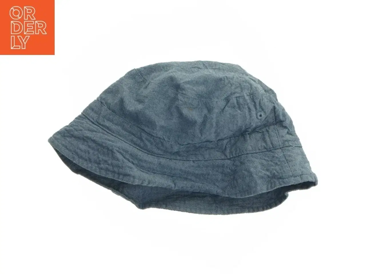 Billede 3 - Blå bøllehat i denimlook fra Coop (str. 52 )