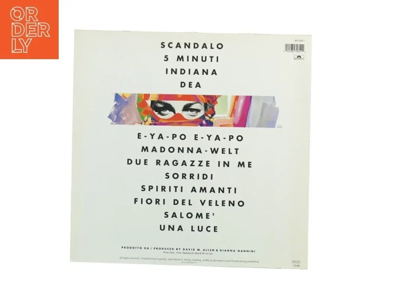 Billede 6 - Gianna Nannini - Scandalo Vinylplade (str. 31 x 31 cm)