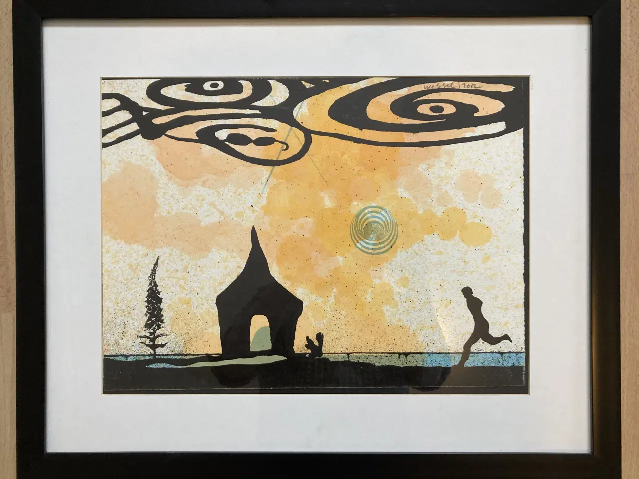 Billede 1 - Jan Wessel litografi