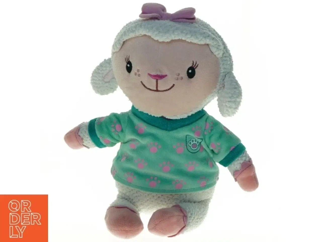 Billede 1 - Doktor Mcstuffins Bamse Lambie, Fisher-Price plys legetøjslam (str. 29 x 15 cm)