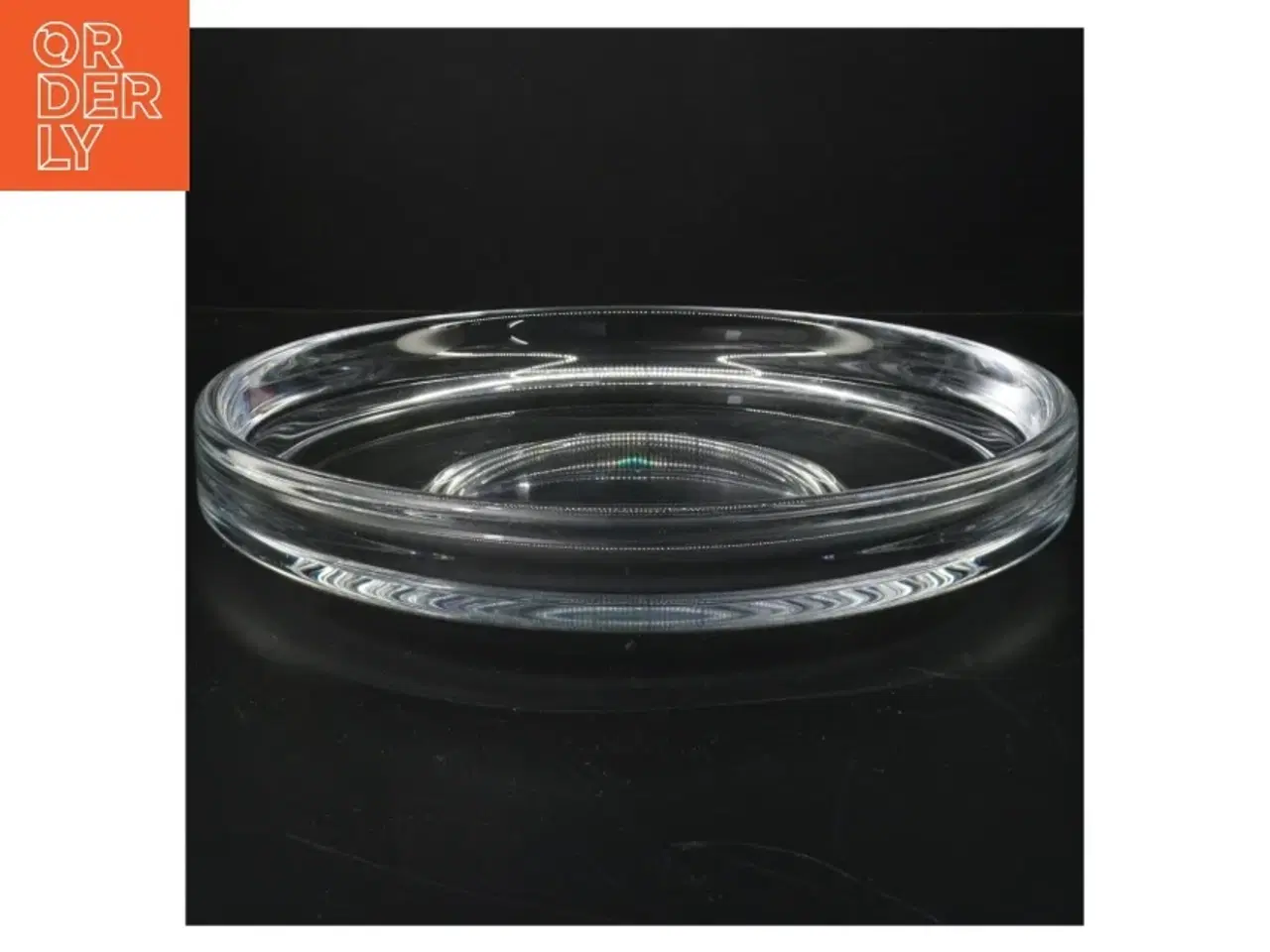 Billede 1 - Holmegaard glasfad (str. Ø. 30 cm)