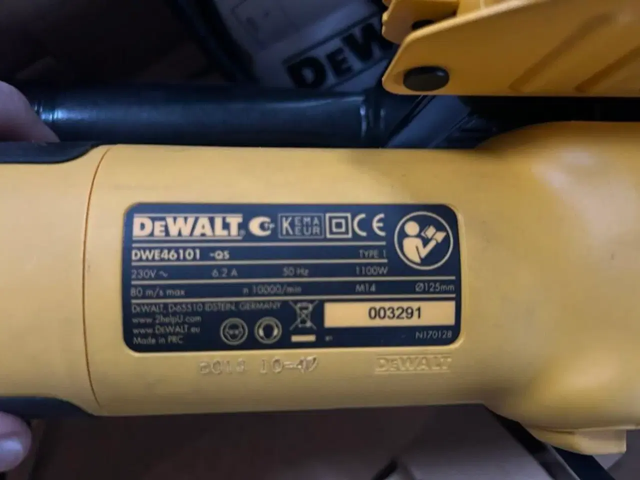 Billede 2 - DEWALT Vinkelsliber DWE46101