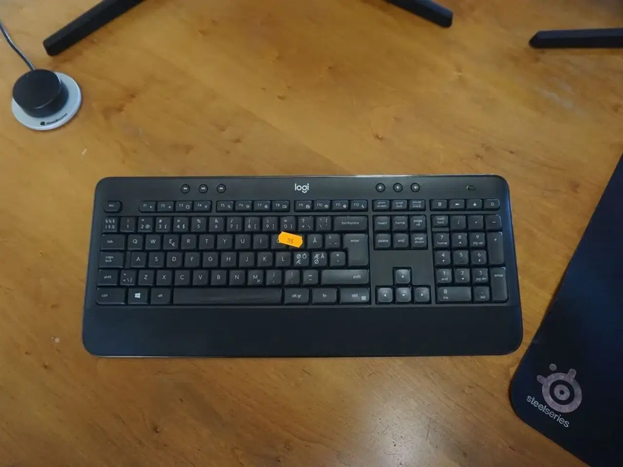 Billede 3 - 2 stk. skærme + tastatur, mus, headset & dockingstation