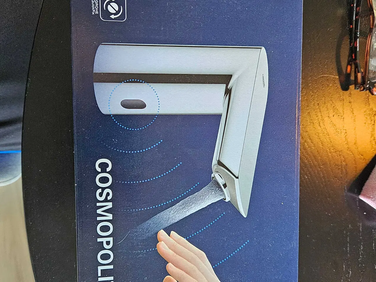 Billede 3 - Grohe Bau Cosmopolitan E håndvaskarmatur, berøring